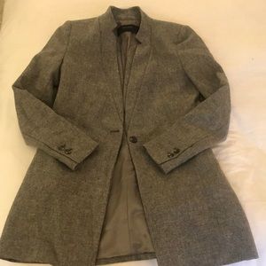 Zara long wool blazer